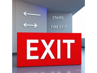 Acil Çıkış Armatürleri ve Işıklı Yönlendirme Levhaları: Hayat Kurtaran Detaylar