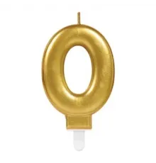 0 Rakam Mum Gold Renk