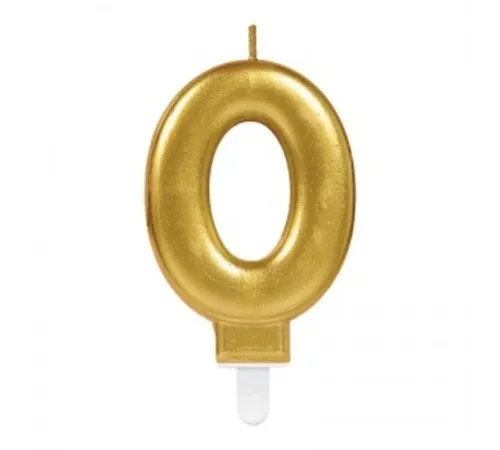 0 Rakam Mum Gold Renk