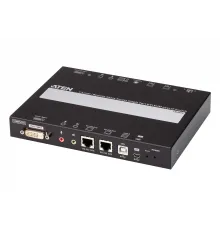 1-Local/Remote Share Access Single Port DVI KVM over IP Switch