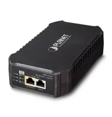 1-Port 10/100/1000Mbps 802.3bt PoE Injector<br>
95 Watt<br>
Dahili AC Güç Kaynağı<br>
0-50 derece