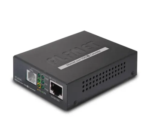 1-Port 10/100/1000T Ethernet&#039;i VDSL2&#039;ye Çevirici (30a profil, G.vectoring özellikli)<br>
1-Port 10/100/1000T Ethernet to VDSL2 Converter (30a profile w/ G.vectoring)