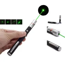 10 Km Menzilli Tek Başlıklı Pilli Yeşil Lazer Uzun Menzil Kutulu Siyah