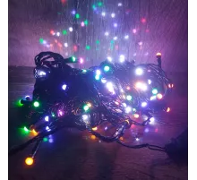 10 M 100 Led Damla Uçlu Led Işık RGB Işık Siyah Kablo