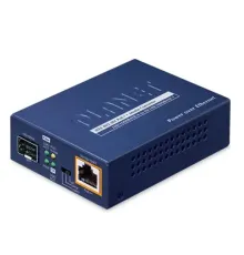 100/1000BASE-X SFP to 10/100/1000BASE-T 802.3bt PoE++ Media Converter (95 Watts)