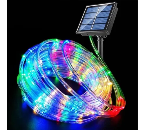 100 Led 10 M Solar Led Işık RGB MZ51