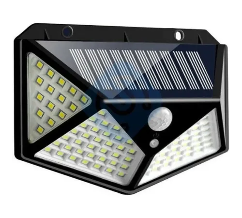 100 Led DIŞ Mekan Solar Aydınlatma Fotoselli Solar Lamba Hareket Sensörlü