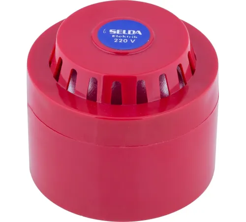 1001-220V İkaz Kornası (Plastik)