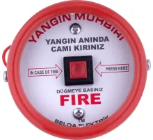 1005-220V İkaz Butonu (Yuvarlak)