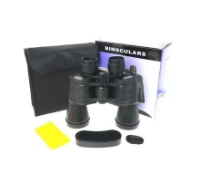 100X100 Kauçuk Kaplamalı Mavı Cam Mercekli Dürbün 56M/1000M