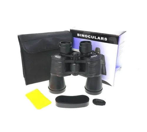 100X100 Kauçuk Kaplamalı Mavı Cam Mercekli Dürbün 56M/1000M