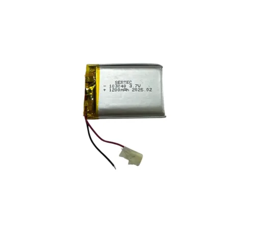103040 3.7V 1200mAh Li-Polymer Pil Devreli/1.5A