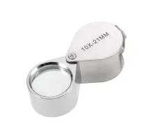 10X21 Full Çelik Kaplı Büyüteç Lüp