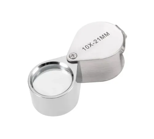 10X21 Full Çelik Kaplı Büyüteç Lüp