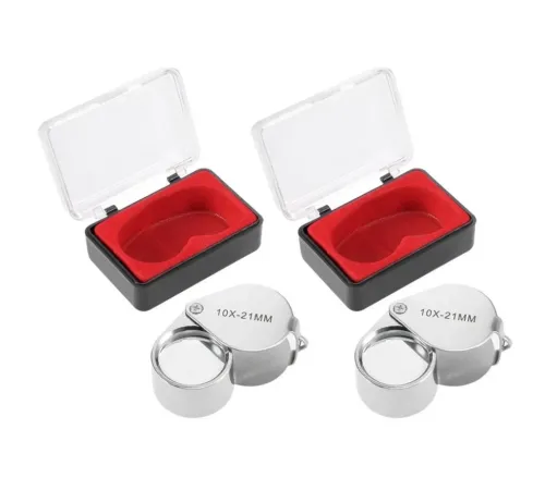 10X21 Full Çelik Kaplı Büyüteç Lüp