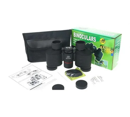 10X24 Katlanır Kauçuk Kaplamalı Orta Boy El Dürbünü 1000M/76M