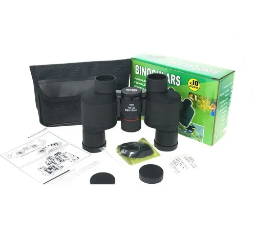 10X30 Mavı Mercekli Kauçuk Kaplamalı Kamp Dürbün