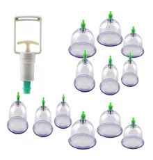 12 Li Hacamat Masaj Kupa Seti