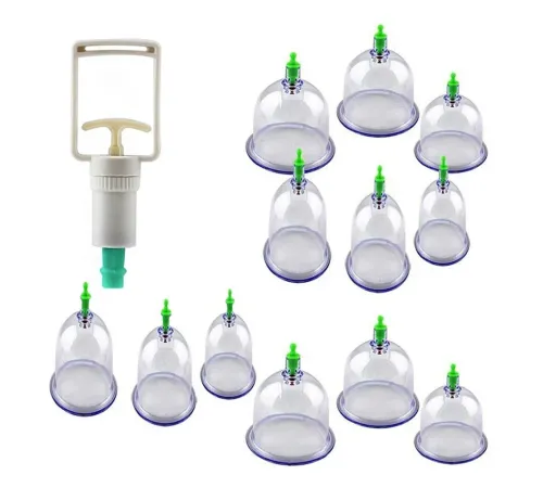 12 Li Hacamat Masaj Kupa Seti