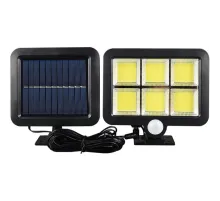 120 Cob Led Solar Panelli 3 Modlu Duvar Lambası SKY-302