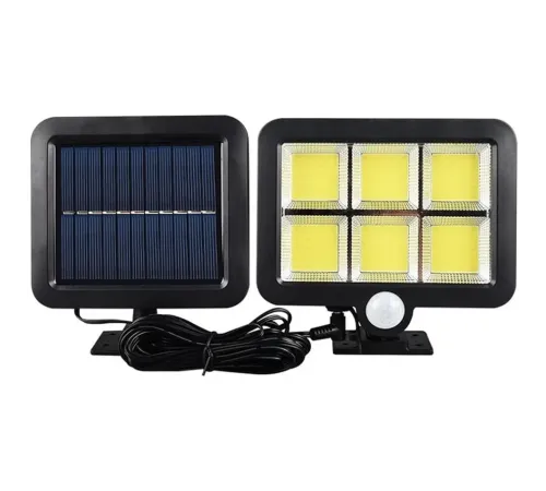 120 Cob Led Solar Panelli 3 Modlu Duvar Lambası SKY-302