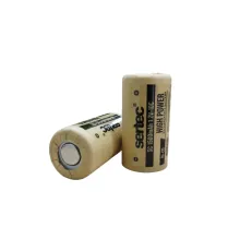 1.2V Ni-Cd SC 1500 Mah Kağıt Şarjlı Pil 10C (Başsız/Flat Head)