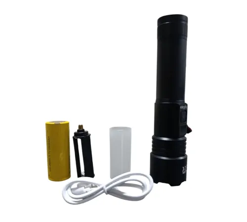 1300 Lümen TG Led 2800 mAH Zoom Özellikli Şarj Edilebilir El Feneri SK3600