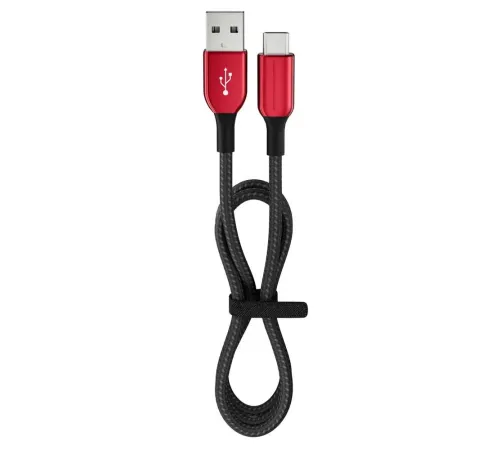15 Watt 3A Usb-A To Type-C 1.2M Hızlı Şarj Kablosu Kırmızı FC36