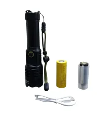 1500 Lümen TG Led 2800 mAH Zoom Özellikli Şarj Edilebilir El Feneri SK3300