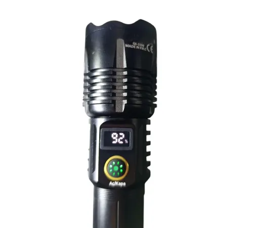 1500 Lümen TG Led 2800 mAH Zoom Özellikli Şarj Edilebilir El Feneri SK3300