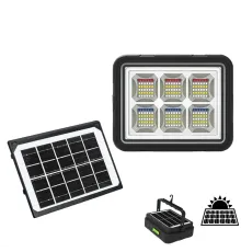 150W Güneş Enerjili Solar Kamp Feneri - Projektör WS-5570