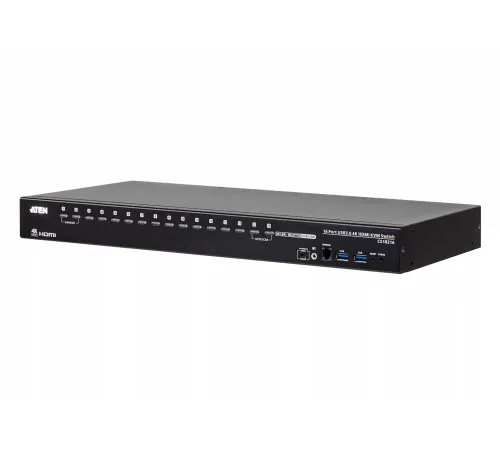 16-Port USB 3.0 4K HDMI KVM Switch, Kabin Tipi, Kabin Montaj Kiti ürün ile birlikte gelir<br>
16-Port USB 3.0 4K HDMI KVM Switch with Rack Mounting Kit