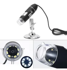 1600X Usb Dijital Mikroskop Kamera Endoskop 8 Led Büyüteç Metal Standı