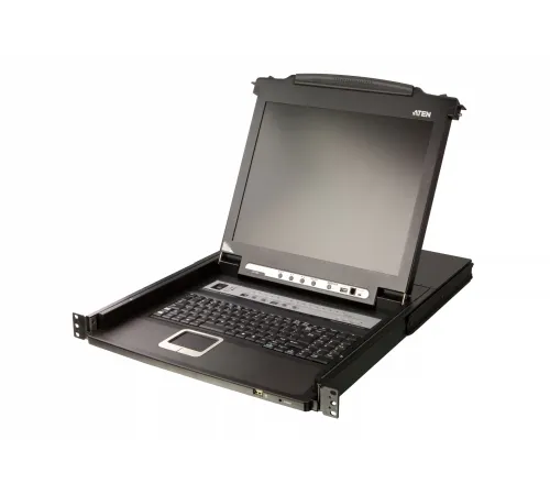 17.3" LCD 16-Port PS/2-USB VGA Single Rail LCD KVM Switch (Turkish keyboard)