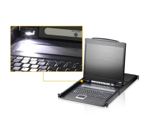 19” LCD KVM Switch, Türkçe Klavyeli