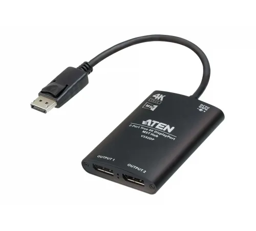 2-Port True 4K DisplayPort MST Hub