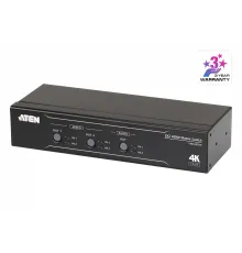 2 x 2 True 4K HDMI Matrix Switch with Audio De-Embedder