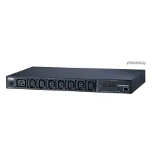 20A/16A 8-Prizli 1U Ölçümlü & Switch Mekanizmalı eco Elektrik Güç Dağıtım Ünitesi (PDU)<br>
20A/16A 8-Outlet 1U Metered & Switched eco PDU