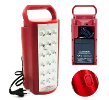 24 Büyük Ledli 80 Saat Yanan Powerbank Özellikli Akülü Led Işıldak