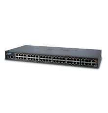 24-Port 10/100/1000Base-T IEEE 802.3at/af PoE Injector Hub<br>
PoE Güç Bütçesi maks. 440 (aynı anda 24 adet 15,4 Watt verebilir)