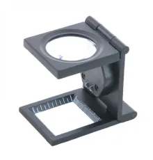 25x25 Mm Full Çelik Kaplı Katlamalı Büyüteç TH-9005B