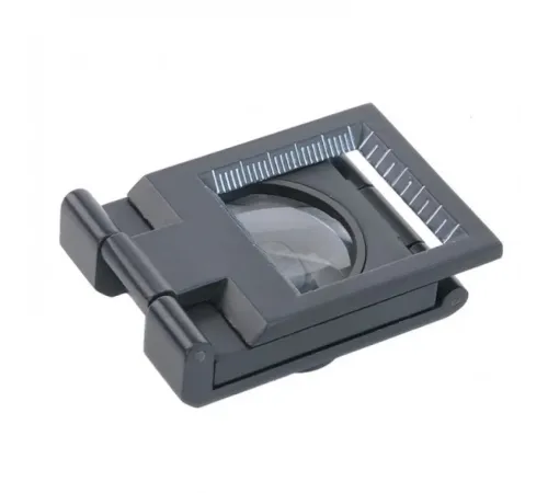 25x25 Mm Full Çelik Kaplı Katlamalı Büyüteç TH-9005B