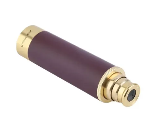 25X30 Panda Korsan Dürbün Deri Kaplama Avuç İçi Monoküler Dürbün