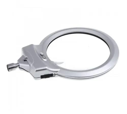 2.5X90 Mm 5X24 Mm Büyüteç Mandallı Metal Hortumlu Masa Üstü Büyüteç