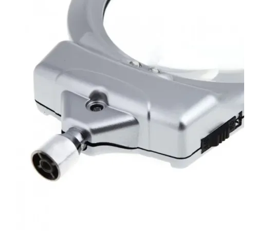 2.5X90 Mm 5X24 Mm Büyüteç Mandallı Metal Hortumlu Masa Üstü Büyüteç