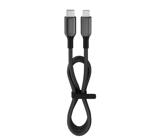 27 Watt 3A Usb-C To Lighning 1.2M Hızlı Şarj Kablosu Siyah FC41