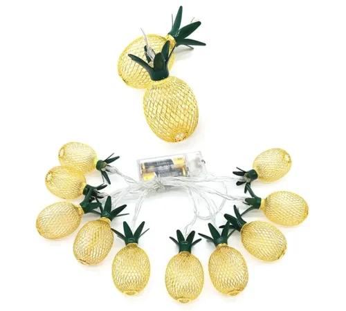 2m 10 Led Pilli 2 Kademeli Ananas Led Işık MZ6200-251
