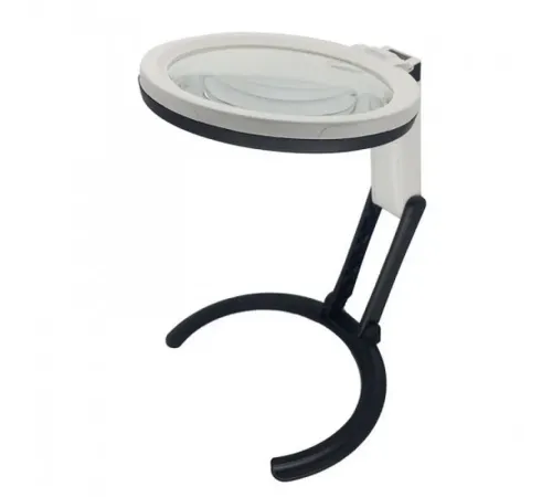 2X5X120Mm 10 Ledli Masaüstü Büyüteç