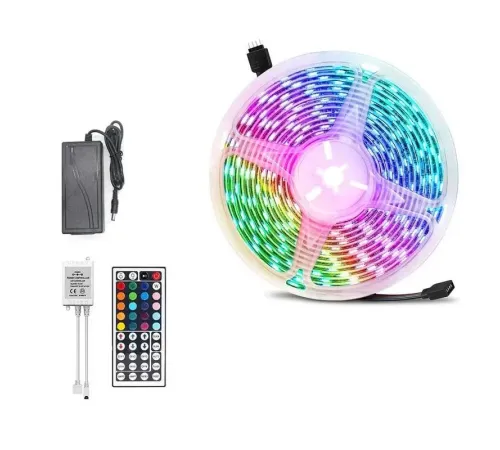 3 Çipli Led Strip WN-1144 5050 Smd Type RGB Kumandalı 5 Metre Şerit Led