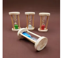 3 Dakikalık Ahşap Kum Saati